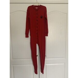 Womens Pajamas Flap Jacks by Lazy One Red Size Small Bear Bottom Yosemite CA